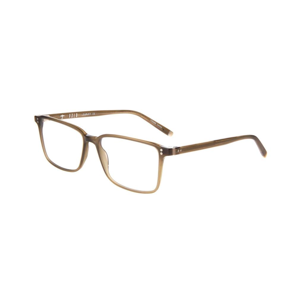 NEW Thin & Light VOLO Matte Olive LEARJET Eyeglasses 57/16/150